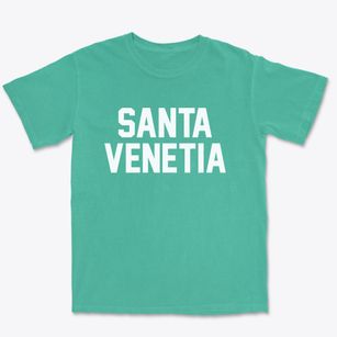 Santa Venetia California Classic Block Premium Heavyweight T-shirt