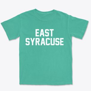 East Syracuse New York Classic Block Premium Heavyweight T-shirt