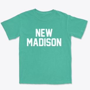 New Madison Ohio Classic Block Premium Heavyweight T-shirt