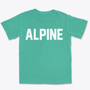 Alpine Wyoming Classic Block Premium Heavyweight T-shirt