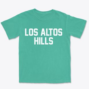Los Altos Hills California Classic Block Premium Heavyweight T-shirt