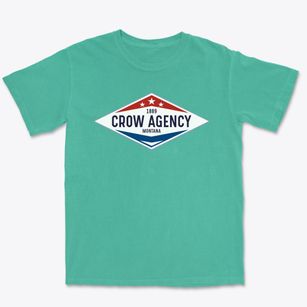 Crow Agency Montana Diamond Star Premium Heavyweight T-shirt