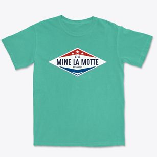 Mine La Motte Missouri Diamond Star Premium Heavyweight T-shirt
