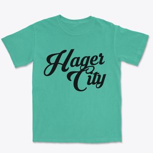 Hager City Wisconsin Vintage Team Premium Heavyweight T-shirt