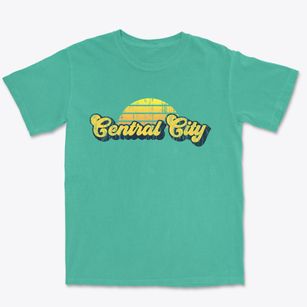 Central City Kentucky Sublime Sunset Premium Heavyweight T-shirt