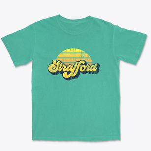 Strafford New Hampshire Sublime Sunset Premium Heavyweight T-shirt