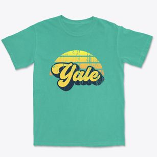 Yale Michigan Sublime Sunset Premium Heavyweight T-shirt