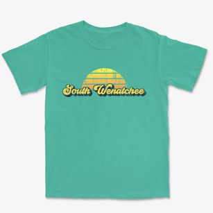 South Wenatchee Washington Sublime Sunset Premium Heavyweight T-shirt