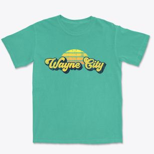 Wayne City Illinois Sublime Sunset Premium Heavyweight T-shirt