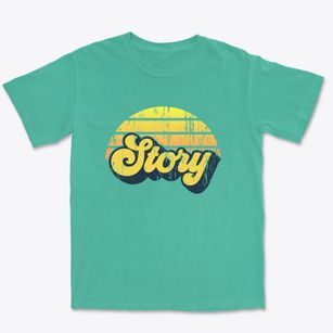 Story Wyoming Sublime Sunset Premium Heavyweight T-shirt