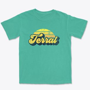 Terral Oklahoma Sublime Sunset Premium Heavyweight T-shirt