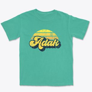 Adak Alaska Sublime Sunset Premium Heavyweight T-shirt