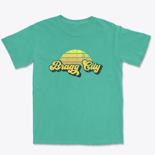 Bragg City Missouri Sublime Sunset Premium Heavyweight T-shirt