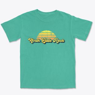 North Little Rock Arkansas Sublime Sunset Premium Heavyweight T-shirt