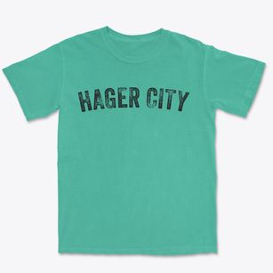 Hager City Wisconsin Timeless Retro Premium Heavyweight T-shirt