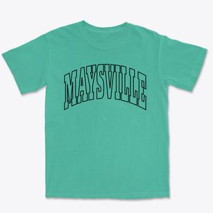 Maysville North Carolina Trendy Block Premium Heavyweight T-shirt
