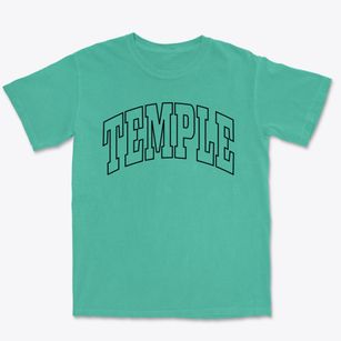 Temple Maine Trendy Block Premium Heavyweight T-shirt