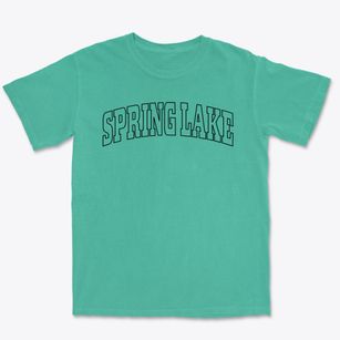 Spring Lake Indiana Trendy Block Premium Heavyweight T-shirt