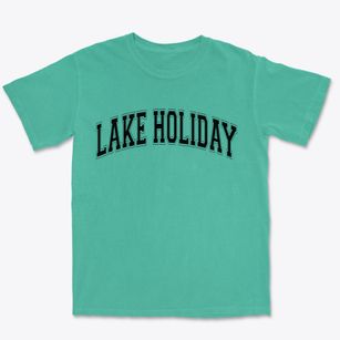 Lake Holiday Indiana Varsity Premium Heavyweight T-shirt