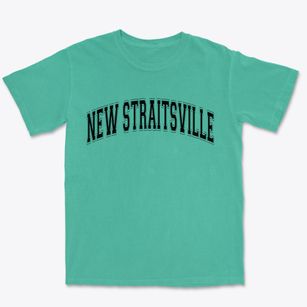 New Straitsville Ohio Varsity Premium Heavyweight T-shirt