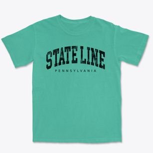 State Line Pennsylvania Urban Vibe Premium Heavyweight T-shirt