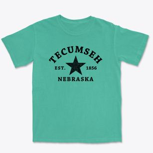 Tecumseh Nebraska Star Premium Heavyweight T-shirt