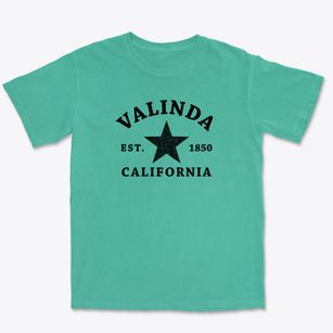 Valinda California Star Premium Heavyweight T-shirt