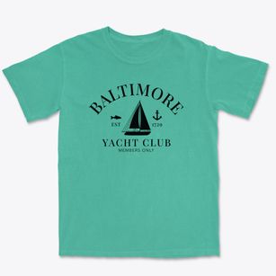 Baltimore Maryland Yacht Club Premium Heavyweight T-shirt