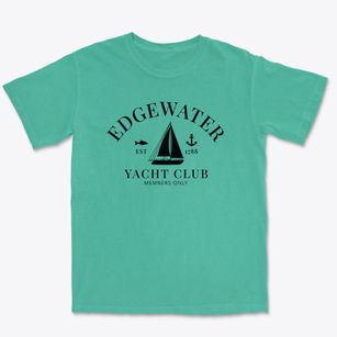 Edgewater Maryland Yacht Club Premium Heavyweight T-shirt