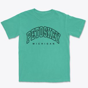 Petoskey Michigan Inline Premium Heavyweight T-shirt