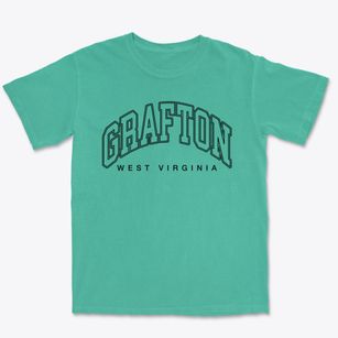 Grafton West Virginia Inline Premium Heavyweight T-shirt