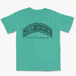 San Luis Obispo California Inline Premium Heavyweight T-shirt