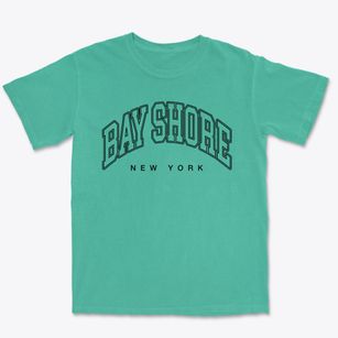 Bay Shore New York Inline Premium Heavyweight T-shirt