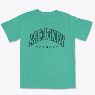 Ascutney Vermont Inline Premium Heavyweight T-shirt