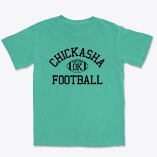 Chickasha Oklahoma Football Premium Heavyweight T-shirt