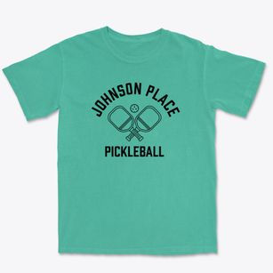 Johnson Place New Jersey Pickleball Premium Heavyweight T-shirt