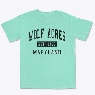 Wolf Acres Maryland Classic Established Premium Heavyweight T-shirt