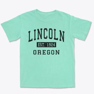 Lincoln Oregon Classic Established Premium Heavyweight T-shirt