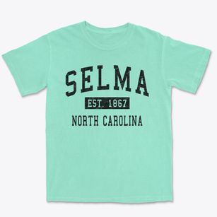 Selma North Carolina Classic Established Premium Heavyweight T-shirt