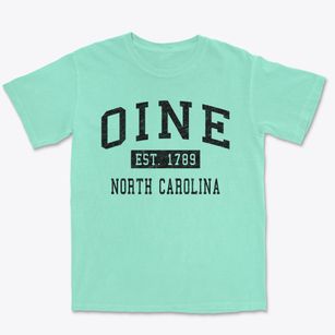Oine North Carolina Classic Established Premium Heavyweight T-shirt