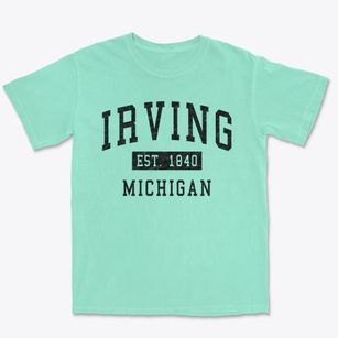 Irving Michigan Classic Established Premium Heavyweight T-shirt