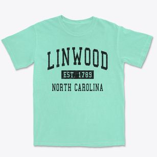 Linwood North Carolina Classic Established Premium Heavyweight T-shirt