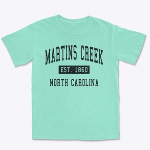Martins Creek North Carolina Classic Established Premium Heavyweight T-shirt