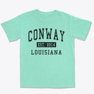Conway Louisiana Classic Established Premium Heavyweight T-shirt