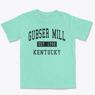 Gubser Mill Kentucky Classic Established Premium Heavyweight T-shirt