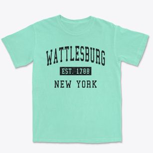 Wattlesburg New York Classic Established Premium Heavyweight T-shirt