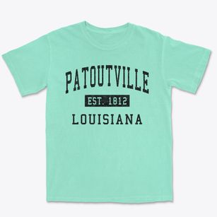 Patoutville Louisiana Classic Established Premium Heavyweight T-shirt