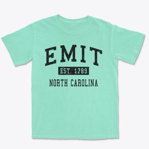 Emit North Carolina Classic Established Premium Heavyweight T-shirt