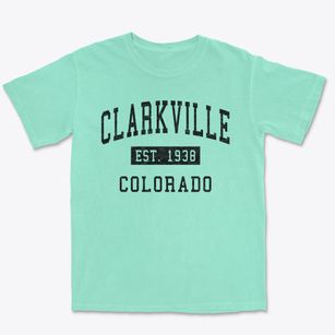 Clarkville Colorado Classic Established Premium Heavyweight T-shirt