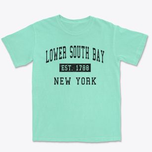 Lower South Bay New York Classic Established Premium Heavyweight T-shirt